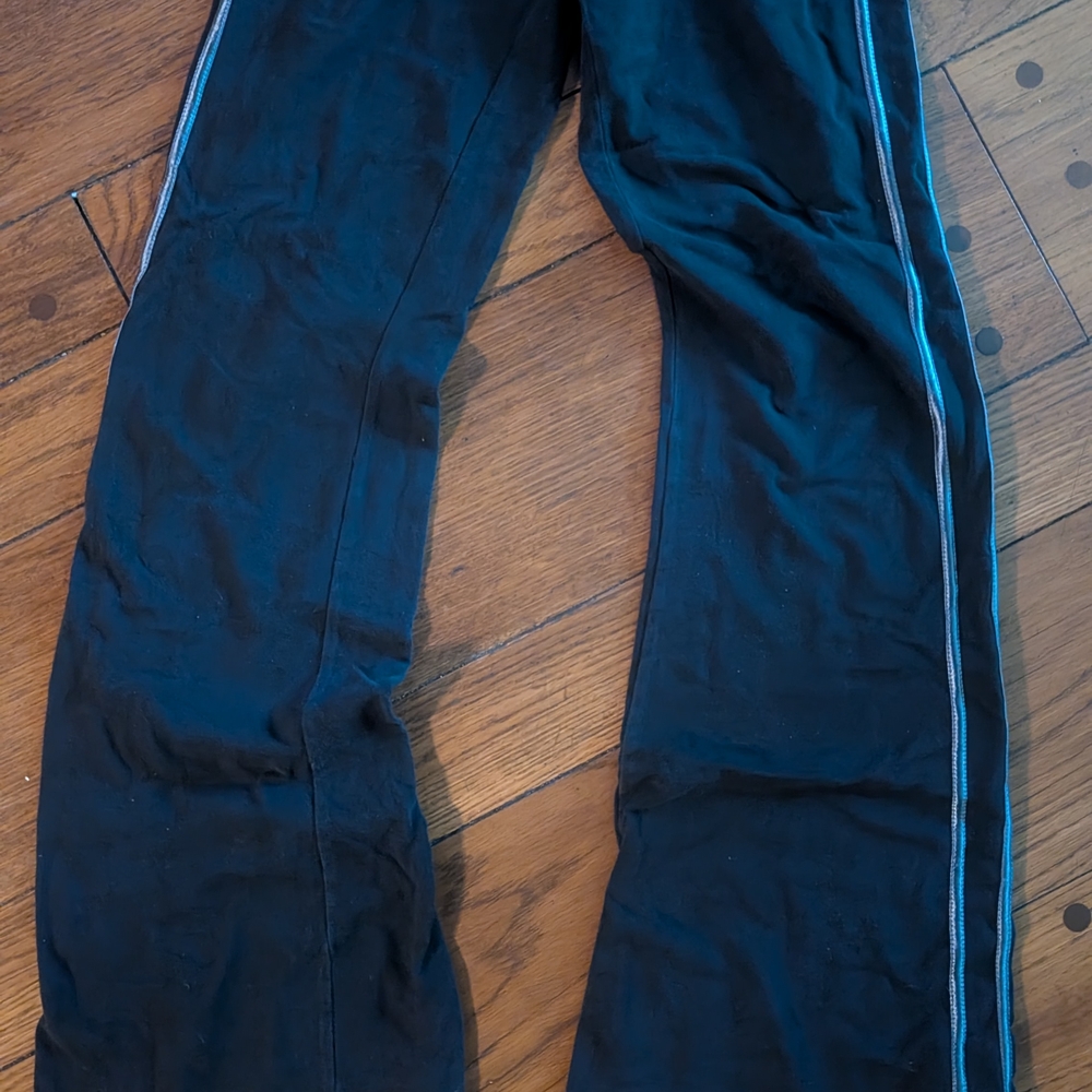 Bally Black Joggers with Blue Accents